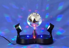 ✅ Stand Spiegelkugel Set inkl. Spots und Motor Discokugel Diskolicht Mehrfarbig