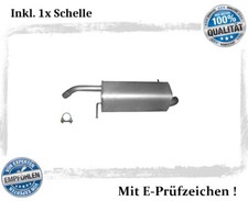 Endschalldämpfer Ford Fiesta VI 1.4 TDCI 1.5 TDCI 1.6 TDCI Auspuff Schelle 