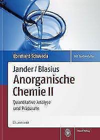 Jander blasius anorganische - jander/blasius,,
