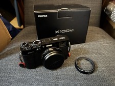 Fujifilm x100vi - schwarz - mit Original-Fuji-Wetterschutz-Filger