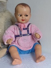 alte Puppe Charakterbaby Franz Schmidt mit Schelmenaugen um 1930/40 ca. 57 cm