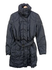 BELSTAFF Damen Steppmantel Schwarz Gr. 40 L Klassisch Elegant Outdoor Kapuze