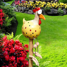 Huhn deko garten - huhn, handarbeit