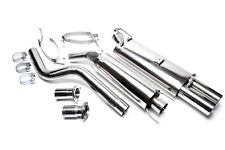 Gr. A EDELSTAHL Auspuff-Anlage 2x76mm Opel Kadett E + Astra F | NEU + inkl. ABE