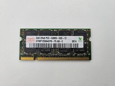 Hynix 2GB DDR2 RAM SO-DIMM 2Rx8 PC2-5300S 667Mhz HYMP125S64CP8 Arbeitsspeicher