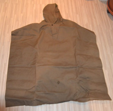 DDR Regenponcho Regenumhang Pellerine VEB GWE ODERNA Frankfurt/O. gummiert