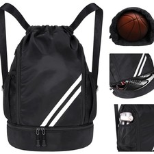 Turnbeutel Schwarz  Sport