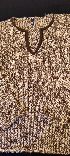 Divided grobstrick pullover - grobstrick, gr