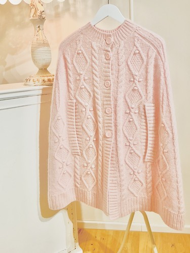 Damen needle thread poncho - &,