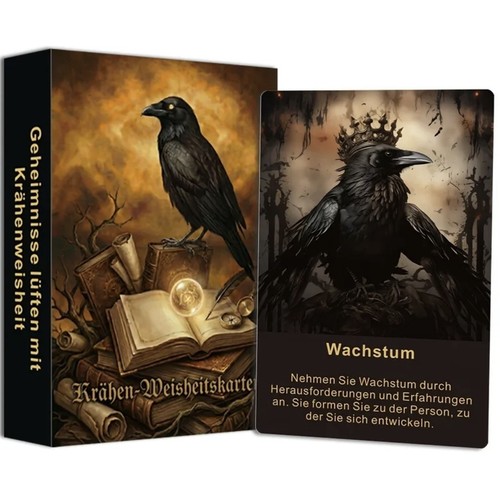 Krähen weisheitskarten 50 - krähen,