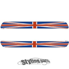 EINSTIEGSLEISTEN EDELSTAHL UNION JACK ROT WEISS BLAU für MINI COOPER F56 F57  