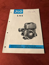Ersatzteilliste JLO ILO Motor L 125 parts list 1950er 4 Sprachen