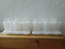 Tupperware 12 x Eis am Stil Eisformen Eisbereiter mit Ständer