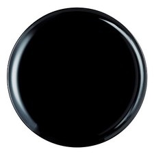 Pizzateller Servierteller Essteller Speiseteller Glas Pizza Teller schawrz 32cm