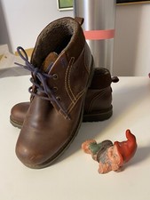 Schnürstiefel Boots Bugatti Lederschuh braun Gr. 42