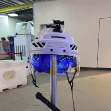 Eishockey Helm Visier Blau