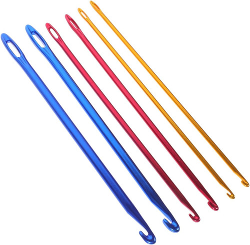 Tunesisches häkelnadel set - tunesisches, häkelnadel-set