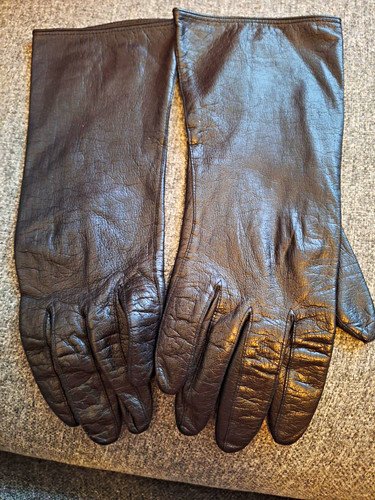 Paar handschuhe leder - handschuhe, damen