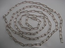Knotenkette vernickelt 3 m Stahlkette 2,3x51x13 Lampenkette bis 50kg Zier-Kette1