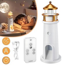 Leuchtturm Deko Bluetooth Leuchtturm Lampe Lighthouse Moon Lamp LED Leuchtturm