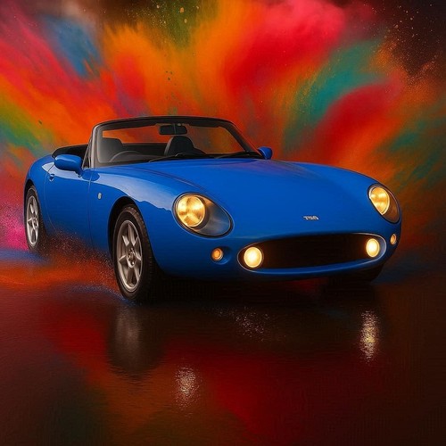 Tvr griffith blau rot - blau, gelb