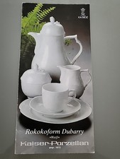 4 Tassen - Kaiser - Rokokoform Dubarry