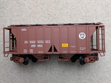 Aristocraft 41215 Pennsylvania Railroad 2 Bay Covered Hopper Car Spur G Neu in OVP