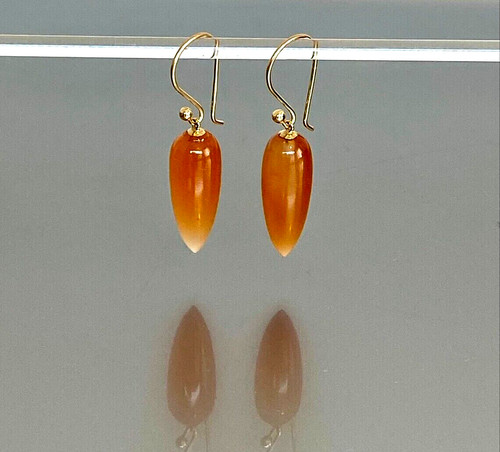 18k gold fill karneol - 18k,