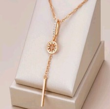 Schöne Halskette 585 Rolled