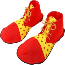 Clown Schuhe rot/gelb