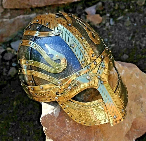 Wikingerhelm vendel sca larp - wikingerhelm,
