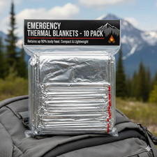 10 Pack!!! Emergency Blankets