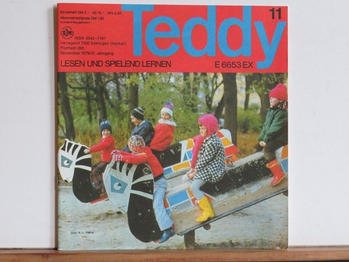 Teddy lesen und spielend - teddy,