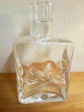 Kastrup Holmegaard Glas-Karaffe Kristallglas alt 1960er Jahre Dänemark rar