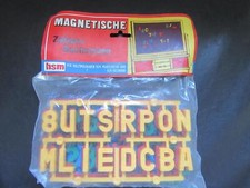 Magnetische Zahlen+Buchstaben für Vorschule,Grundschule,DDR,OVP,unbespielt