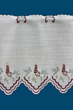 Gardine Stickerei Plauener