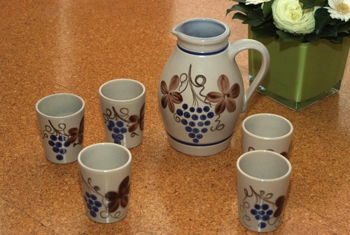 Set weinkrug und becher - und, 5
