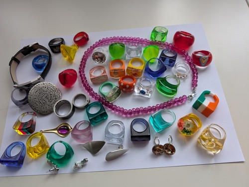 Modeschmuck konvolut statement - konvolut,