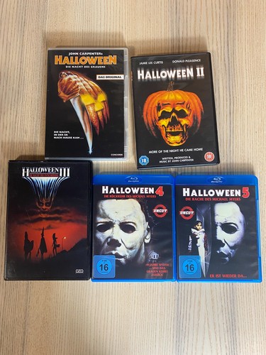 Halloween sammlung dvds - 1-5,