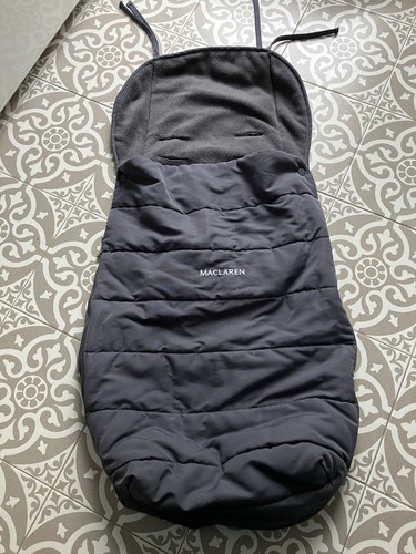 Maclaren fußsack grau fleece - fußsack,
