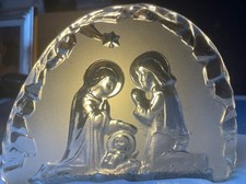 Glasblock Design Krippenszene
