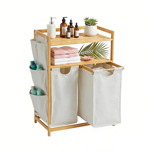 Wäschekorb fächer 100l - fächer,