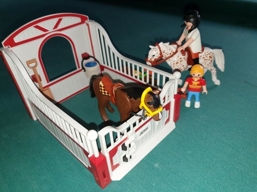 Playmobil pferde box stallung - playmobil,