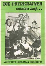 Noten ZITHER AVSENIK Die Oberkrainer Franz Pieringer Stubenmusik Volksmusik