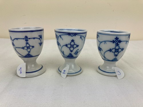 Eierbecher blau weiss - ,