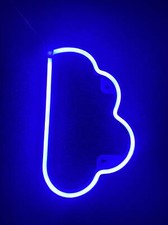LED wolke die blau leuchtet