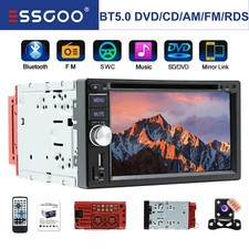3USB Bluetooth Doppel 2 DIN RDS Carplay Android Auto Autoradio CD DVD Mit Kamera