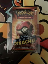 1x Meisterdetektiv Pikachu Booster aus Kinofilm Neu OVP Sealed DE. 2 zu. Karten