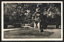 Ansichtskarte Erfurt, Denkmal