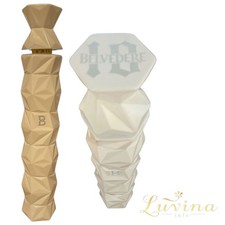 Deko Belvedere 10  Flasche Weiß Leuchtend X3